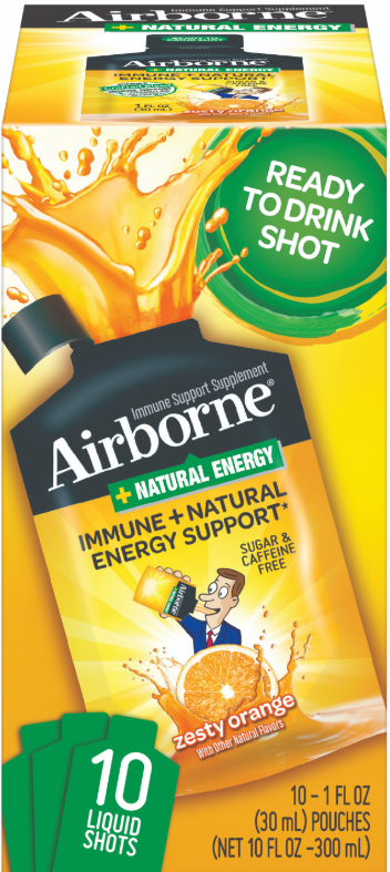 Airborne® Plus Natural Energy Zesty Orange 